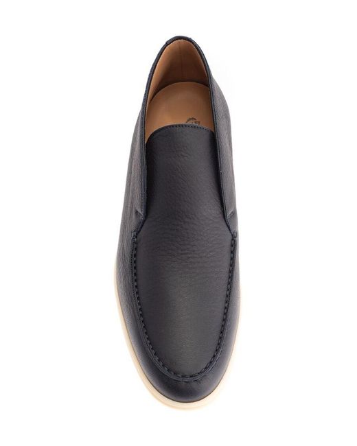 Loro Piana Blue Ankle Boots for men