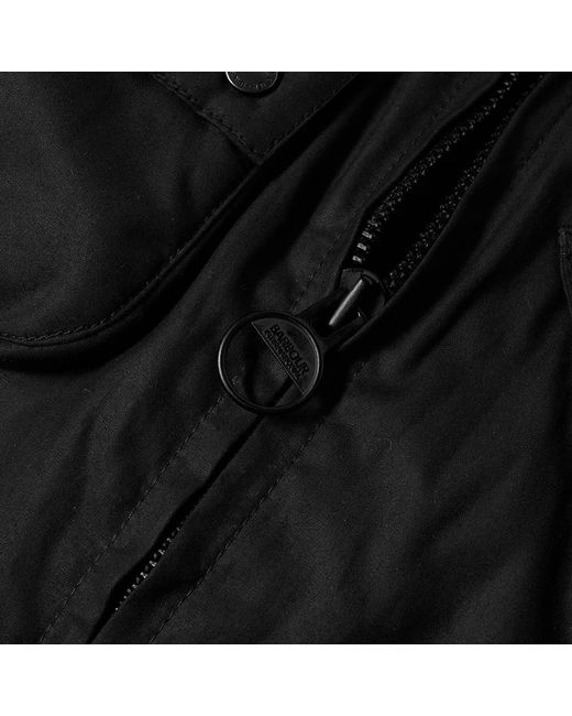 Barbour Black Zip-Up Long-Sleeved Jacket for men