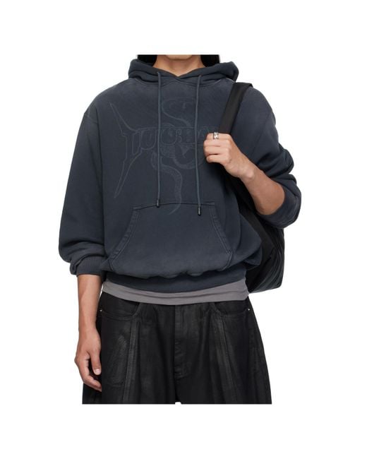 Lu'u Dan Black Slouch Hoodie for men