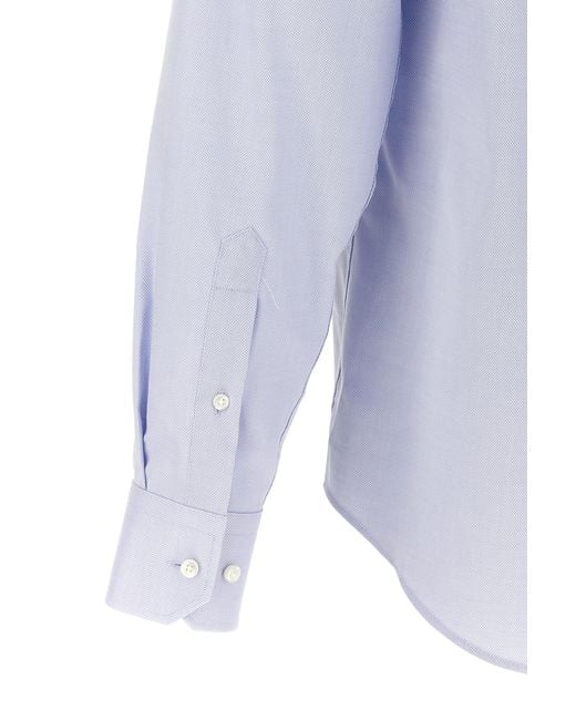 Boss Blue Long-Sleeved Shirt for men