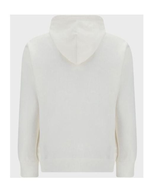 COMME DES GARÇONS PLAY White Comme Des Garçons Play Heart Patch Zipped Sweatshirt for men