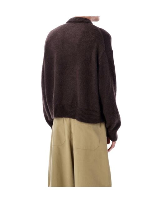 Studio Nicholson Natural Dune Mohair Polo Knitwear for men