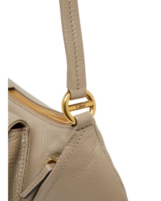 Chloé Metallic Logo Shoulder Bag