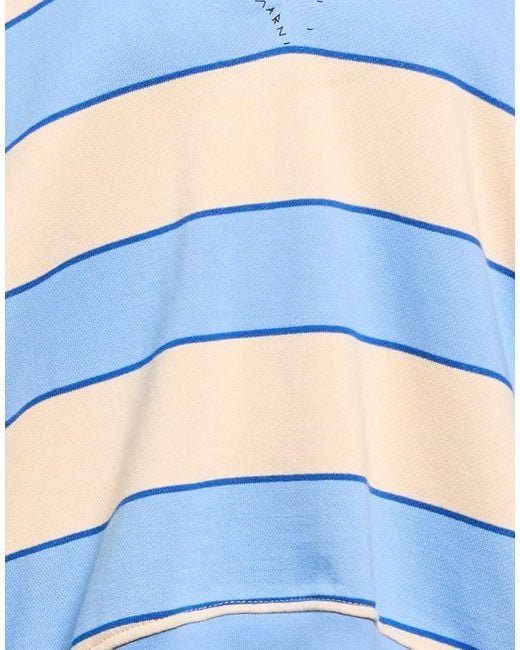 Marni Blue Striped Hoodie