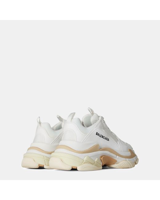 Balenciaga White Triple S Sneakers