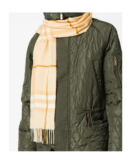 Burberry Natural Plaid Pattern Scarf for men