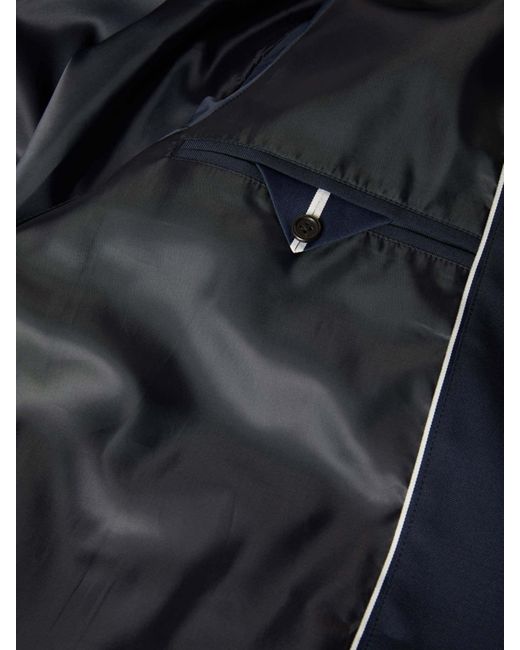 SELECTED Blue Long Sleeve Coat for men