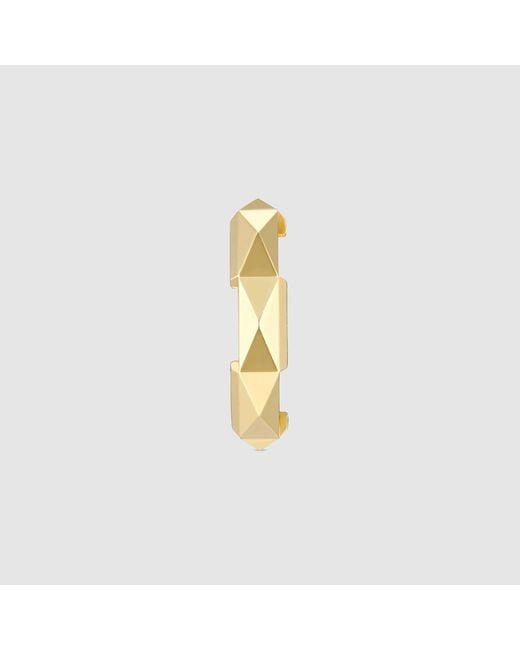 Gucci Metallic Link To Love 18K Studded Ring