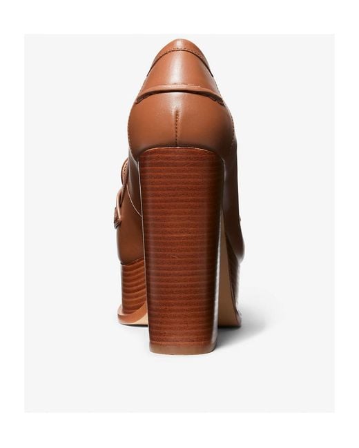 MICHAEL Michael Kors Brown Logo High Heels