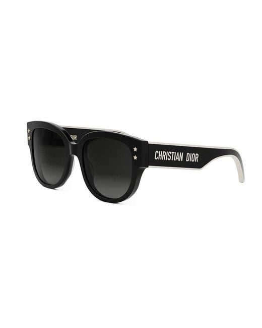 Dior Black Eyewear Pacific B2I Butterfly Frame Sunglasses