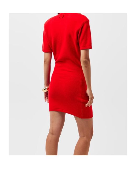 Jacquemus Red Short Sleeve Dress
