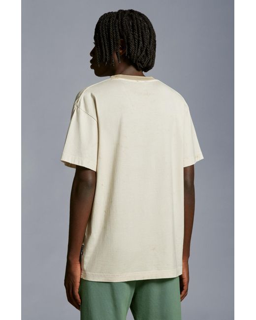 Moncler Gray Logo T-Shirt for men