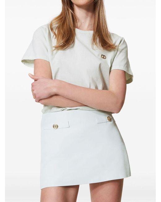 Twinset White Twin-Set Shorts