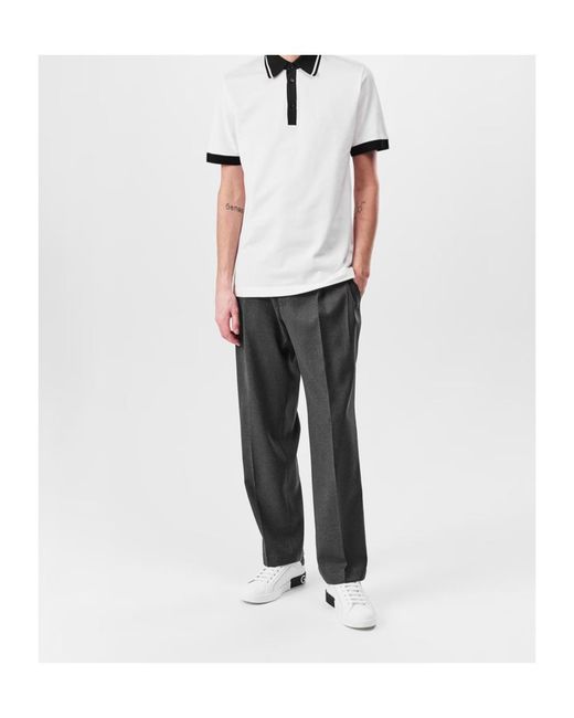 Dolce & Gabbana Black Tailored Trousers for men