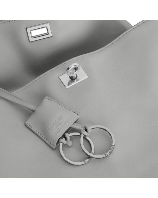Balenciaga Gray Rodeo Handbag Medium