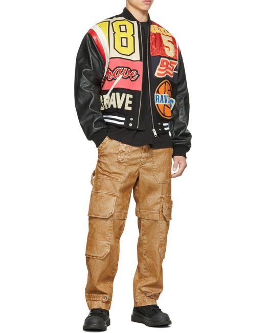 DIESEL Natural Relaxed Cargo Pants for men