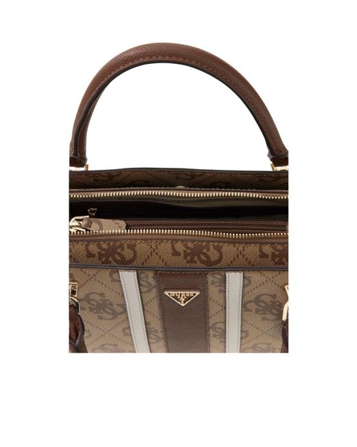 Guess Brown Double-Handled Shoulder Bag