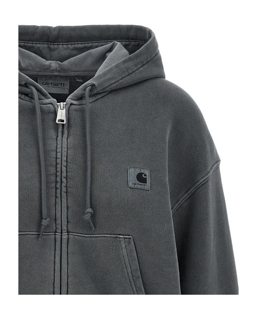 Carhartt Gray Hooded Nelson Jacket