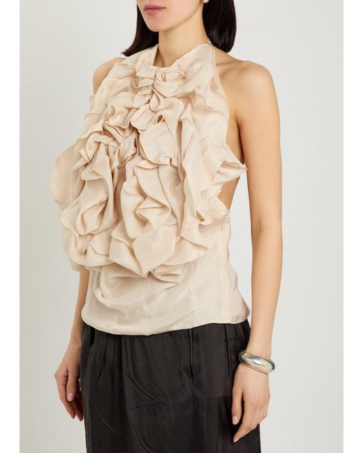 Maison Margiela Natural Silk Top