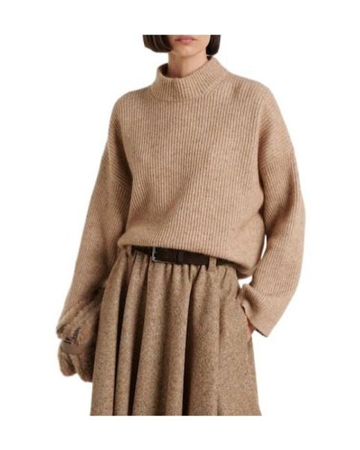 Brunello Cucinelli Natural Oversized Sweater