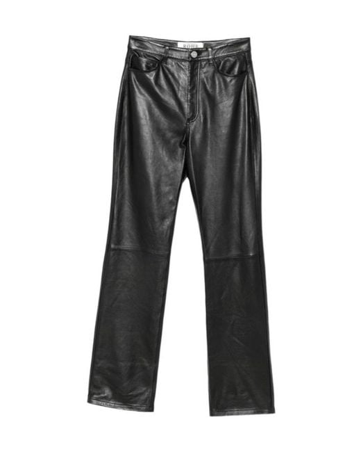 Rohe Gray Straight-Leg Casual Trousers