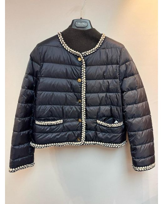 Max Mara Black "Chloe" Down Jacket