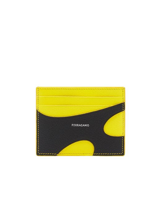 Ferragamo Yellow Logo Clip for men