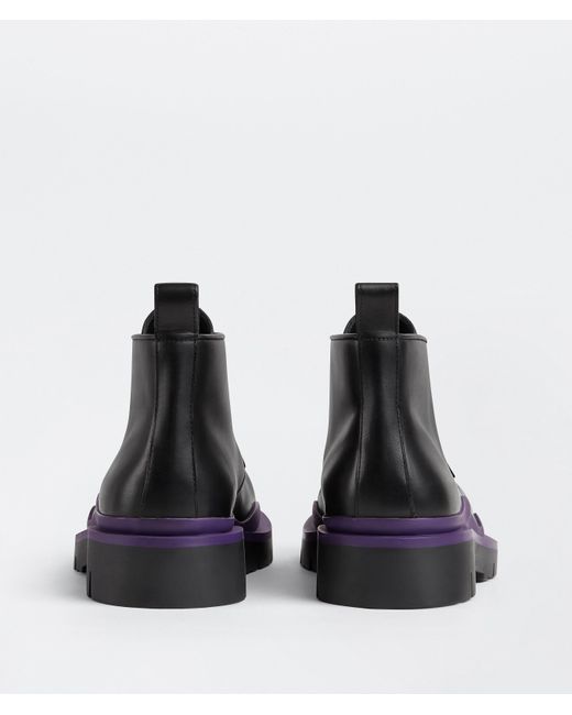 Bottega Veneta Black Lace-Up Detail Shoes for men