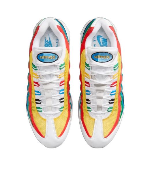 Nike Blue Air Max 95 Big Bubble Sneakers for men