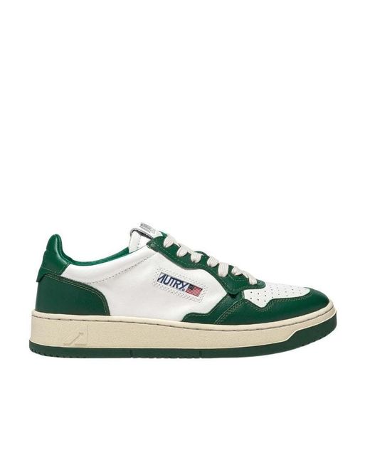 Autry Green Low-Top Sneakers for men