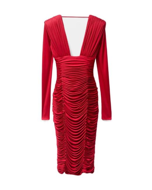 Versace Red Dresses