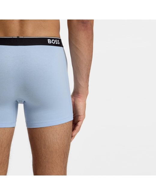 Boss Blue Boxer Briefs for men
