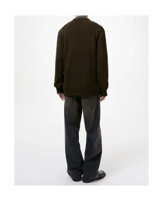 Our Legacy Black Parlor Textured Cardigan for men