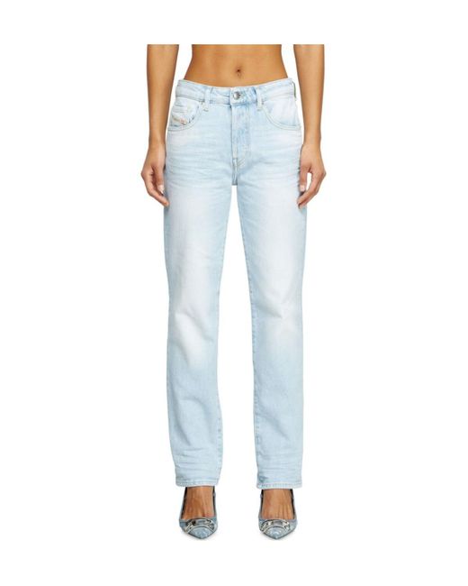 DIESEL Blue 1989 D-Mine Regular Fit Jeans