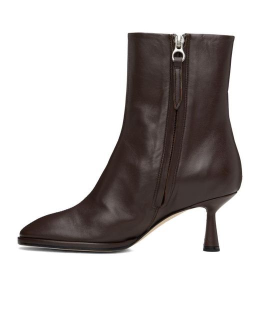 Aeyde Brown Dorothy Pointed Toe Ankle Boots