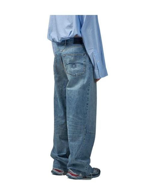 R13 Blue Belt-Loop Jeans