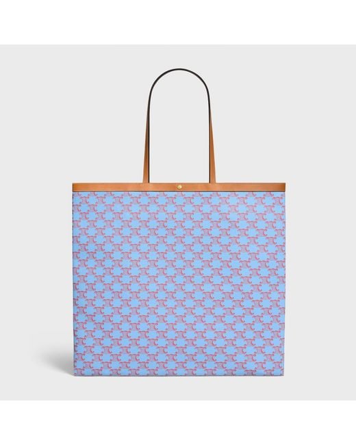 Céline Blue Large Flat Shopper