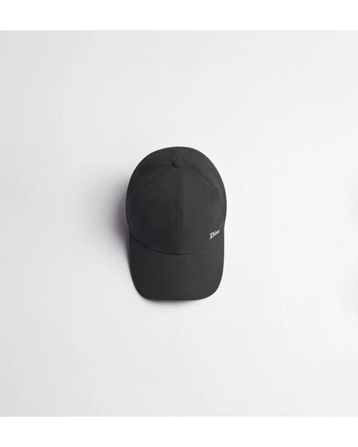 Dior Black Logo-Embroidered Baseball Hat for men