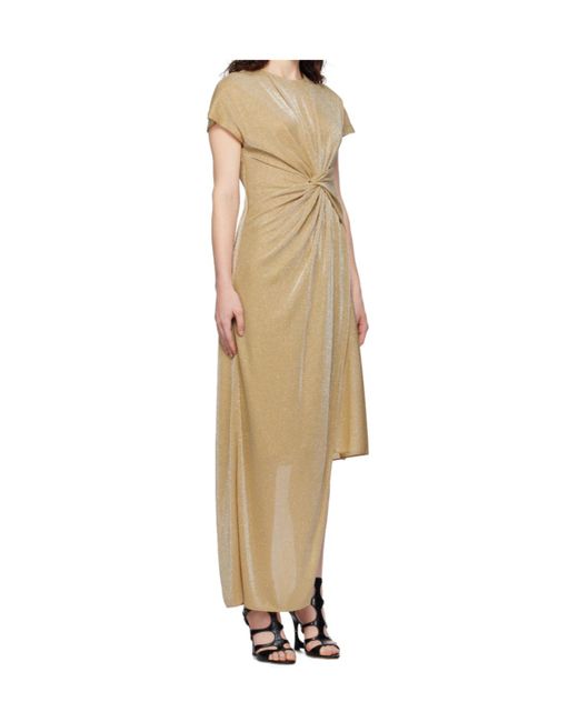 Lanvin Natural Short Sleeve Dress