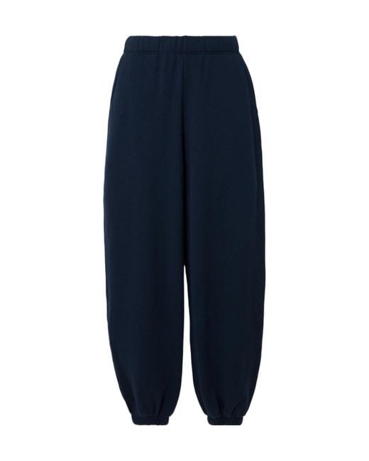 The Elder Statesman Blue Casual Trousers