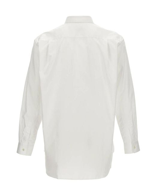 COMME DES GARÇONS PLAY White Long Sleeve Shirt for men