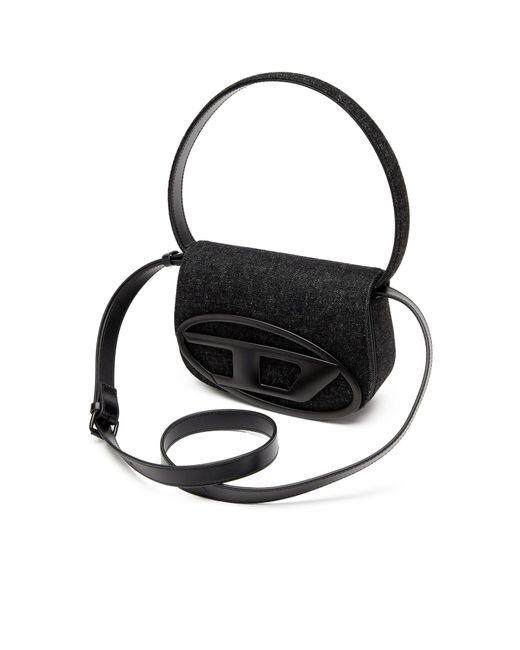 DIESEL Black 1Dr Logo Plaque Shoulder Bag