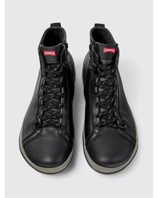 Camper Black Lace-Up Sneakers for men