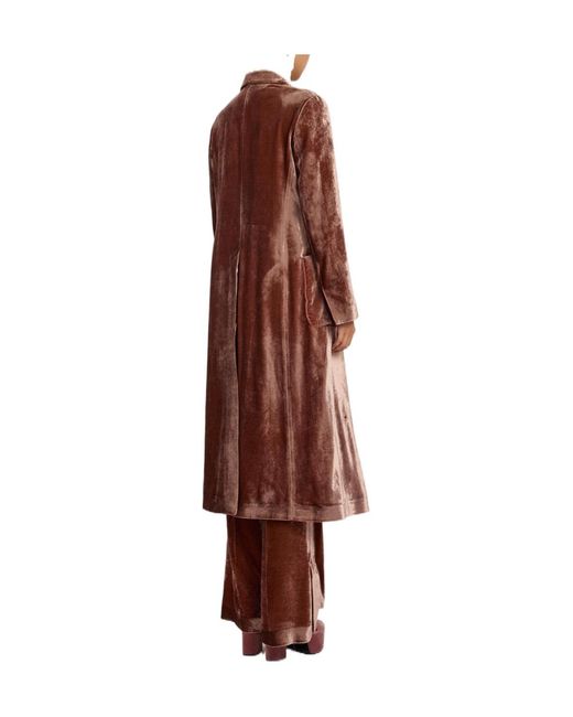 LaDoubleJ Brown Duster Tassel Velvet Coat