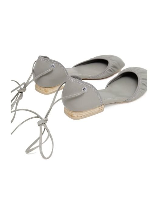 Lemaire Metallic Ballet Flats