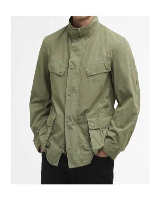 Barbour Green High Neck Pocket Jacket for men