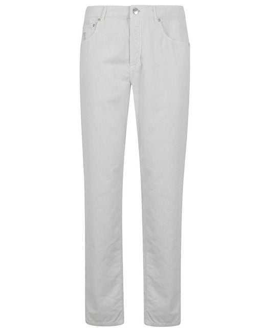Brunello Cucinelli Gray Jeans Cotton for men