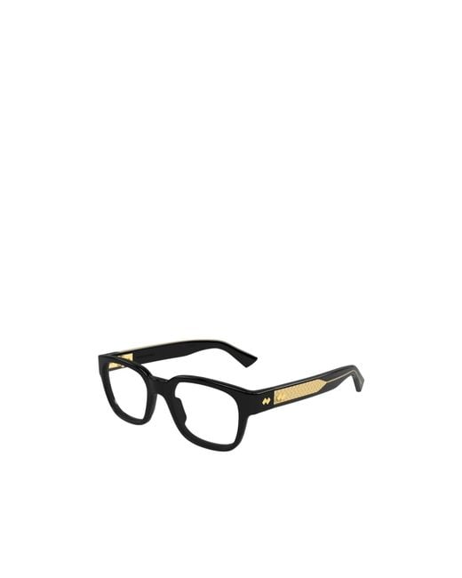 Bottega Veneta White Eyewear Square Frame Glasses for men