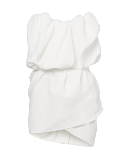 Vivienne Westwood White Susana Draped Corset Dress