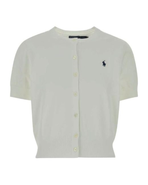 Polo Ralph Lauren Gray Short Sleeve Cardigan